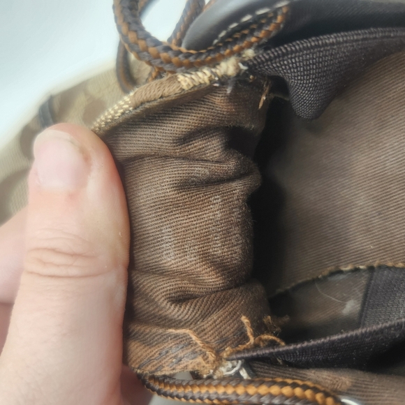 Coach Canvas Womens Size 8.5 Low Top Lace Up Sneakers Brown Tan Signature Cs - Picture 8 of 9